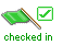 icon for new Checked In attendee status