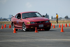 Autocrossing Mustang by Randy_f