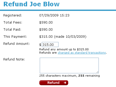 cc_refundform Account refund form screenshot